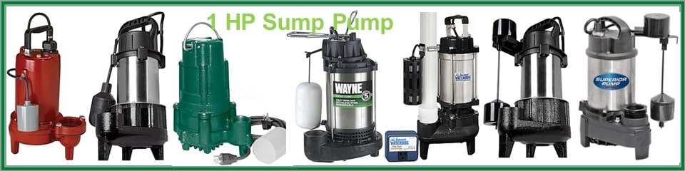 This pictures the 1 HP Sump Pump: Best Models for Reliable, Ultimate Performance to keep the basement dry 